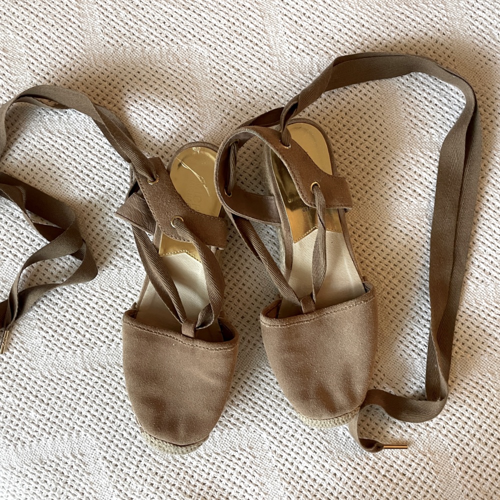 Michael Kors Closed-Toe Lace-Up Sandals
